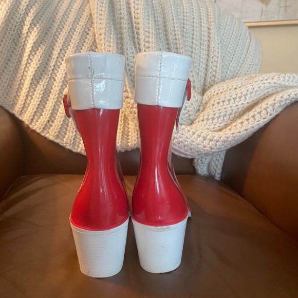 Vintage Authentic BURBERRY rain boots with heel. Size 9 (40) - Picture 2 of 13